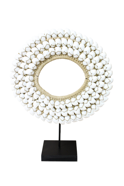 Handmade White Shell Necklace 26.2