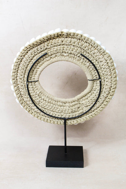 Handmade White Shell Necklace 26.2