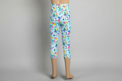 Patterned Capri leggings, choice of size & design!