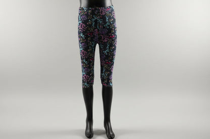 Flower patterned Capri leggings, choice of size & design!