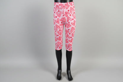 Patterned Capri leggings, choice of size & design!