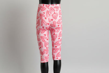 Patterned Capri leggings, choice of size & design!
