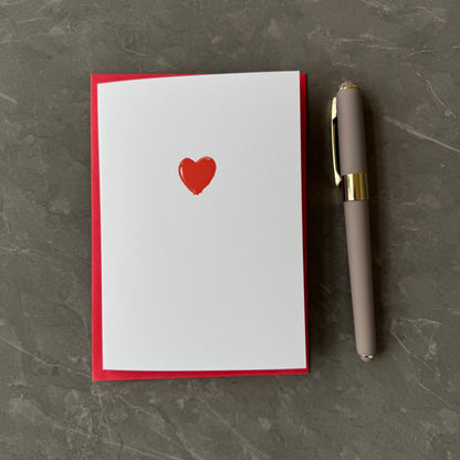 Multicolour Love Heart Cards