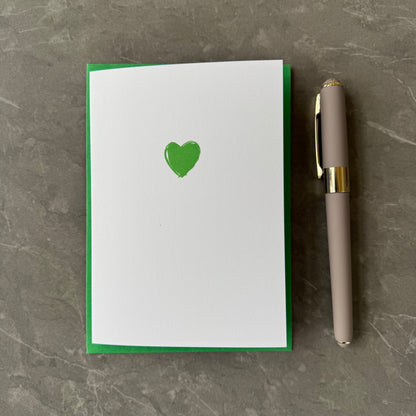 Multicolour Love Heart Cards