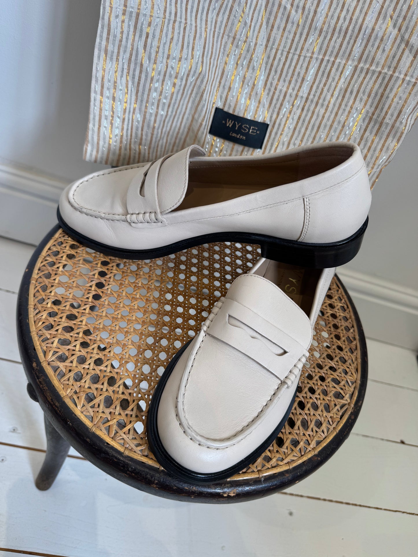 WYSE London Camilla leather loafer