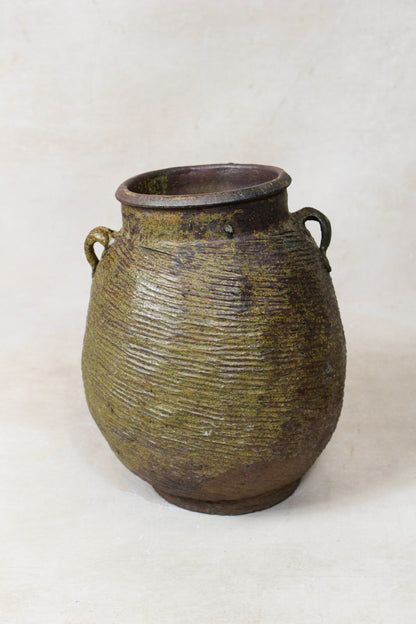 Antique Earthenware Preserve Pots - AEP 14