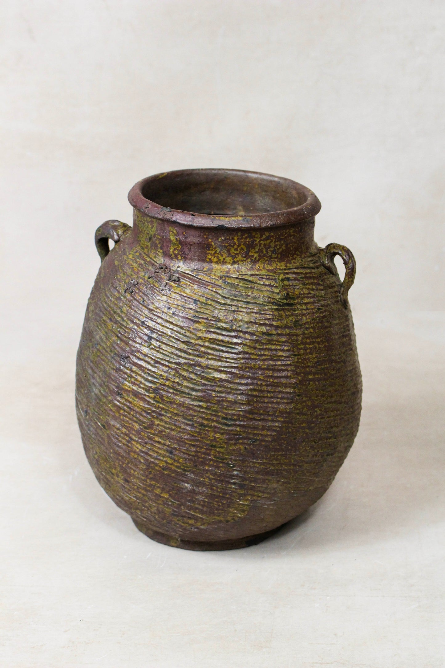 Antique Earthenware Preserve Pots - AEP 14