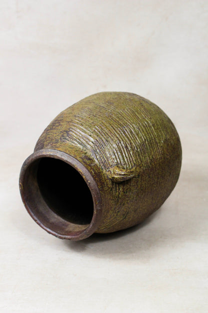 Antique Earthenware Preserve Pots - AEP 14
