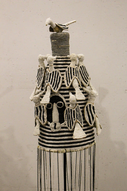 Yoruba Royal Crown Black & White - 15.3