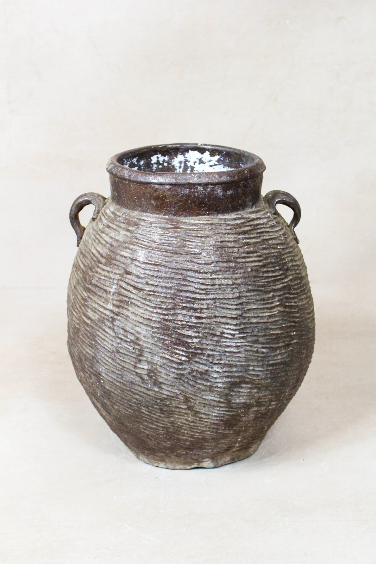 Antique Earthenware Preserve Pots - AEP 19