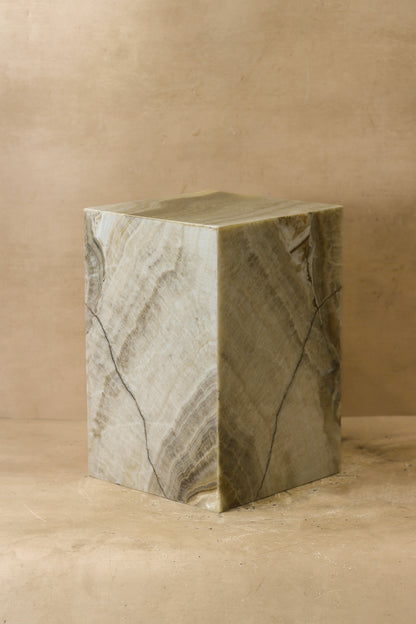 Onyx Side Table Pedestal - Hollow - No 10