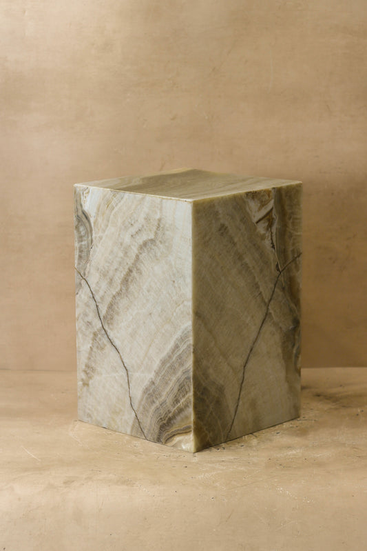 Onyx Side Table Pedestal - Hollow - No 10