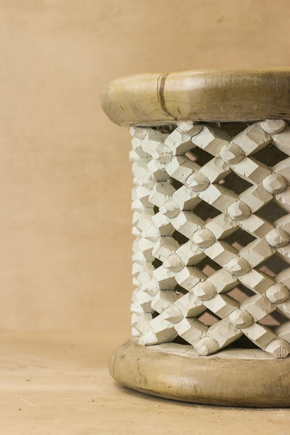 Bamileke Table - Natural/White - 123.2