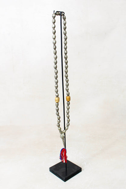 Ethiopian Silver Prayer Beads with Tassel 85.23