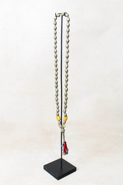 Ethiopian Silver Prayer Beads with Tassel 85.24