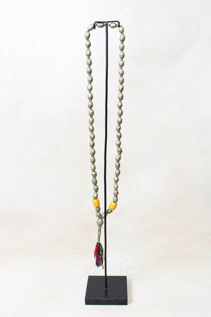 Ethiopian Silver Prayer Beads with Tassel 85.24