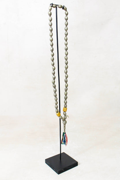 Ethiopian Silver Prayer Beads with Tassel 85.24
