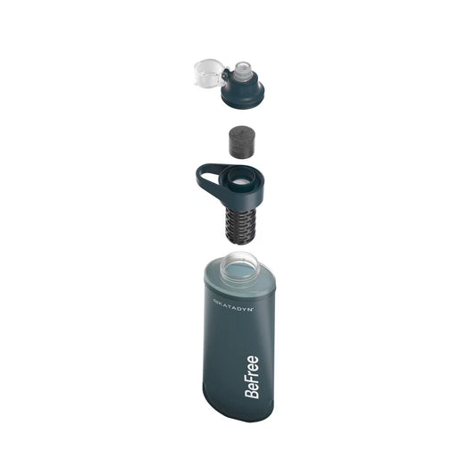 Katadyn BeFree Activated Carbon 0.5L Filter Bottle (Slate Blue)