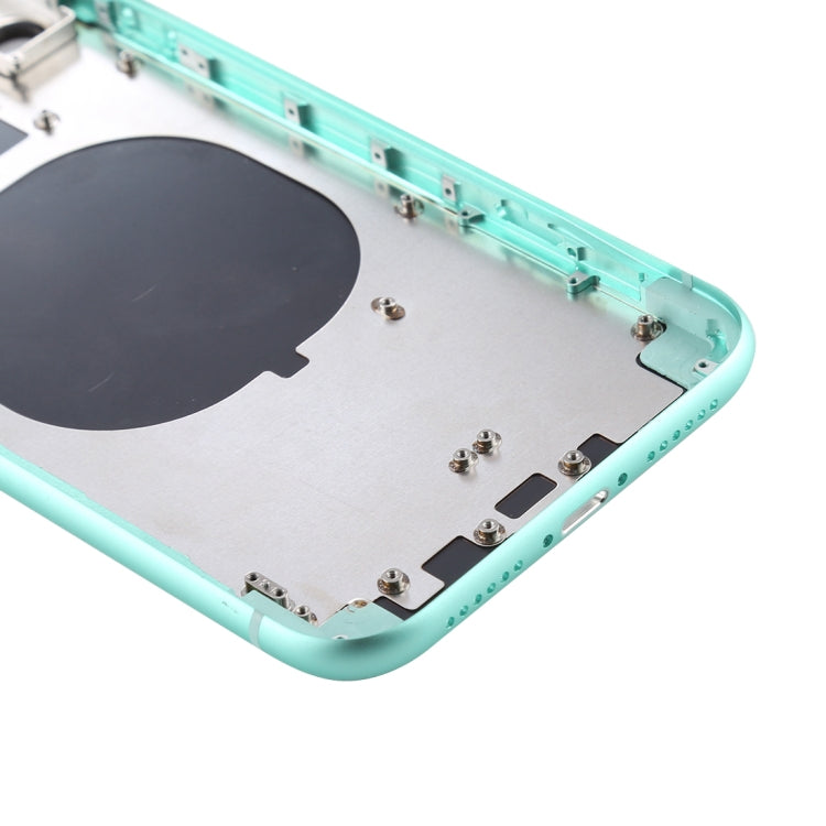 Back Housing Cover with SIM Card Tray & Side keys & Camera Lens for iPhone 11, For iPhone 11 (Camera Lens), Back Housing Cover for11, For iPhone11 (with Camera Lens), For iPhone 11 (with Camera Lens)