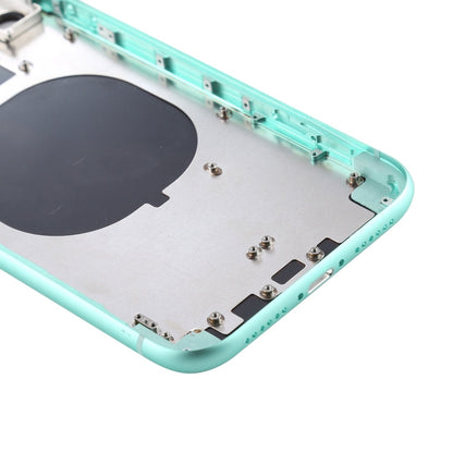 Back Housing Cover with SIM Card Tray & Side keys & Camera Lens for iPhone 11, For iPhone 11 (Camera Lens), Back Housing Cover for11, For iPhone11 (with Camera Lens), For iPhone 11 (with Camera Lens)