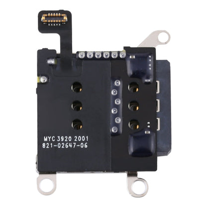 Single SIM Card Holder Socket with Flex Cable for iPhone 12 / 12 Pro, For iPhone 12 / 12 Pro(Single)