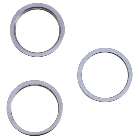 3 PCS Rear Camera Glass Lens Metal Outside Protector Hoop Ring for iPhone 13 Pro Max, For iPhone 13 Pro Max