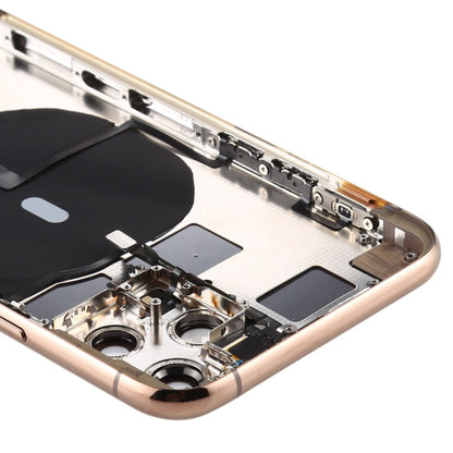Battery Back Cover (with Side Keys & Card Tray & Power + Volume Flex Cable & Wireless Charging Module) for iPhone 11 Pro Max, For ip11 Pro Max, For iPhone 11 Pro Max
