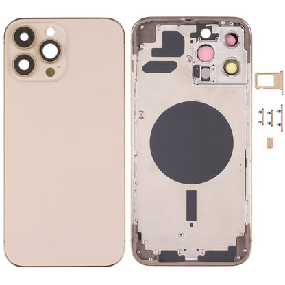 Back Housing Cover with SIM Card Tray & Side  Keys & Camera Lens for iPhone 13 Pro Max, For iPhone 13 Pro Max(with SIM Card Tray), For iPhone 13 Pro Max (with SIM Card Tray), For iPhone 13 Pro Max