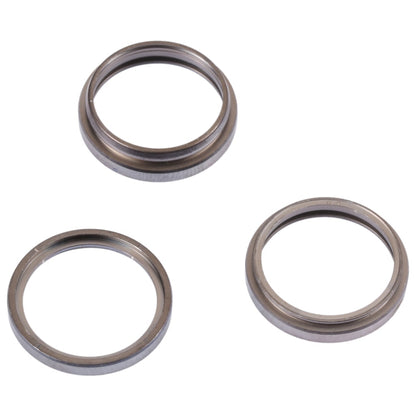 For iPhone 14 Pro Max 3PCS Rear Camera Glass Lens Metal Outside Protector Hoop Ring, For iPhone 14 Pro Max
