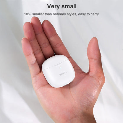 USAMS-IA04 Zero Sense Series Wireless Bluetooth 5.0 Mini TWS Earphone with Charging Box