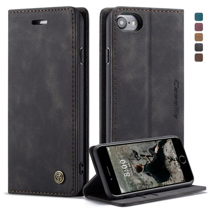 CaseMe-013 Multifunctional Retro Frosted Horizontal Flip Leather Case for iPhone 6 / 6s, with Card Slot & Holder & Wallet, For iPhone 6 / 6s