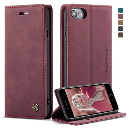 CaseMe-013 Multifunctional Retro Frosted Horizontal Flip Leather Case for iPhone 6 / 6s, with Card Slot & Holder & Wallet, For iPhone 6 / 6s