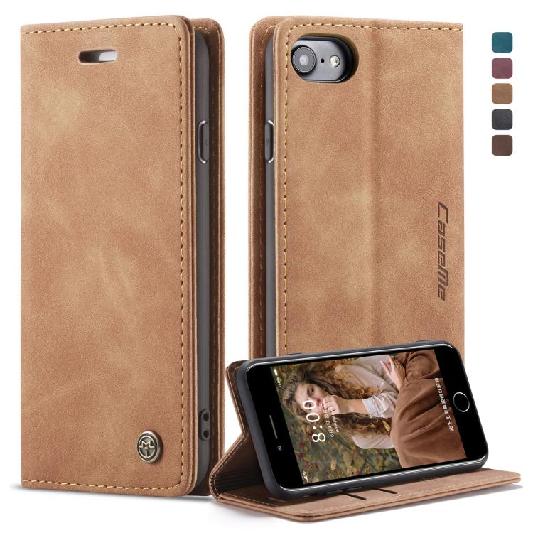 CaseMe-013 Multifunctional Retro Frosted Horizontal Flip Leather Case for iPhone 6 / 6s, with Card Slot & Holder & Wallet, For iPhone 6 / 6s