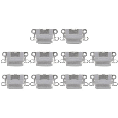 10 PCS Charging Port Connector for iPhone 6 / 6S, For iPhone 6 / 6S, For iPhone 6 / 6S (Light Grey)