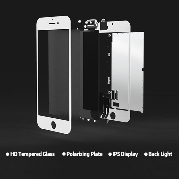 LCD Screen with Frame for iPhone 6s Plus, 3 in 1 for i6S Plus White, 3 in 1 for i6S Plus Black