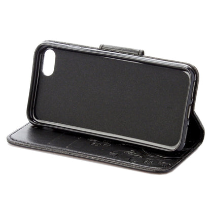 For  iPhone 8 & 7  Pressed Flowers Horizontal Flip Leather Case with Holder & Card Slots & Wallet