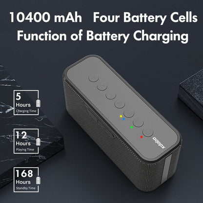 XDOBO X8 Plus 80W Wireless Bluetooth Speaker Outdoor Subwoofer Support TWS & TF Card & U Disk, X8 Plus