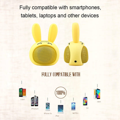 awei Y700 Mini Portable Rabbit Wireless Bluetooth Speaker, Built-in Mic, Support AUX / Hand Free Call, Y700