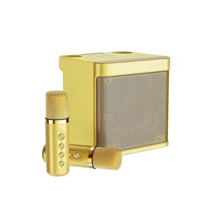 YS-203 Bluetooth Karaoke Speaker Wireless Microphone, YS-203 (Gold), YS-203 (Silver), YS-203 (Black), YS-203 (Red)