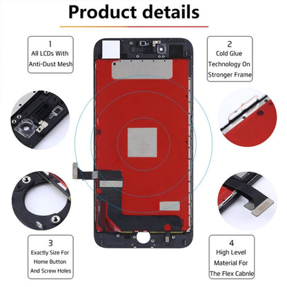 Original LCD Screen for iPhone 7 Plus, i7 Plus Original White, i7 Plus Original Black