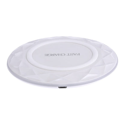DC5V Input Diamond Qi Standard Fast Charging Wireless Charger, Cable Length: 1m, DC5V, DC5V Black