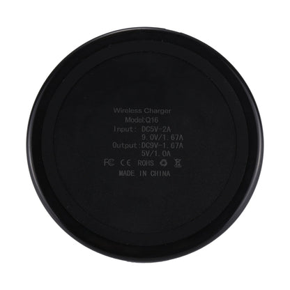 DC 9V 1.67A / 5V 1A Universal Round Shape Qi Standard Fast Wireless Charger with Indicator Light, Round Shape
