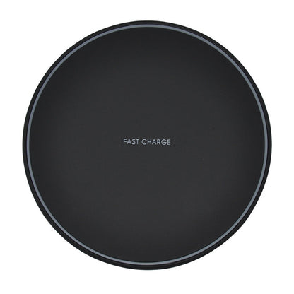 KD-1 Ultra-thin 10W Fast Charging Wireless Charger for Android Phones & iPhone, Fast Charging, Black