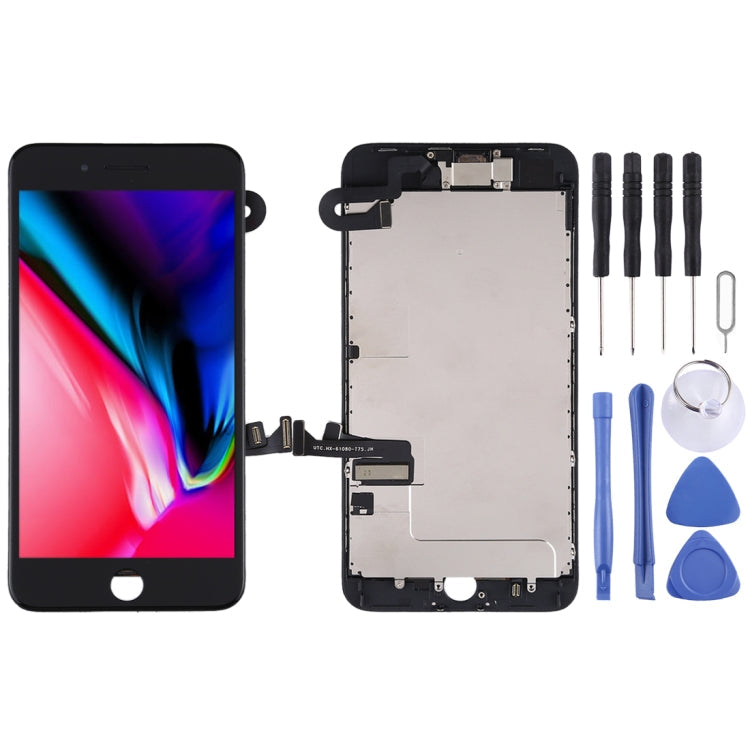 LCD Screen include Front Camera for iPhone 8 Plus, i8 Plus Black with Camera, i8 Plus White with Camera