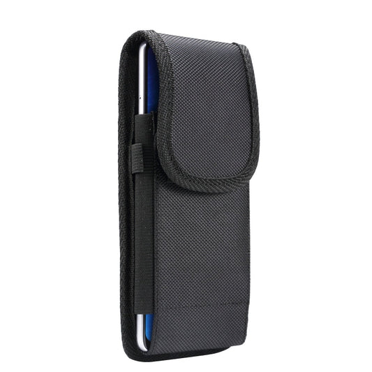 6.9 inch Universal Vertical Nylon Fabric Waist Bag for Huawei Mate 20 X & Honor 8X Max, Xiaomi Max
