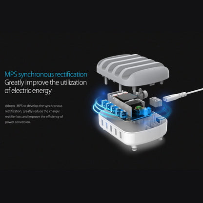 ORICO DUK-5P 40W 5 USB Ports Smart Charging Station with Phone & Tablet Stand, EU Plug