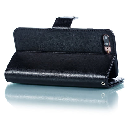 Litchi Texture Horizontal Flip Leather Case for iPhone 7 Plus, with Nine Card Slots & Wallet & Photo Frame, For iPhone 7 Plus