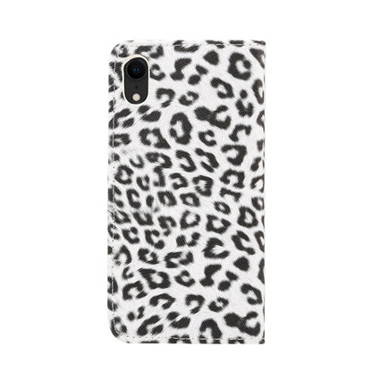 For iPhone XR Leopard Pattern Horizontal Flip Leather Case with Holder & Card Slots, For XR