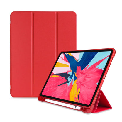 Three-folding Shockproof TPU Protective Case for iPad Pro 11 inch (2018) / (2020), with Holder & Pen Slot, iPad Pro 11 inch (2018) / (2020)