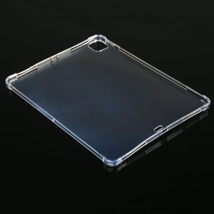 For iPad Pro 12.9 2022 / 2021 Four-corner Airbag Anti-drop Transparent Protective Tablet Case with Pen Slot, For iPad Pro 12.9 2022 / 2021